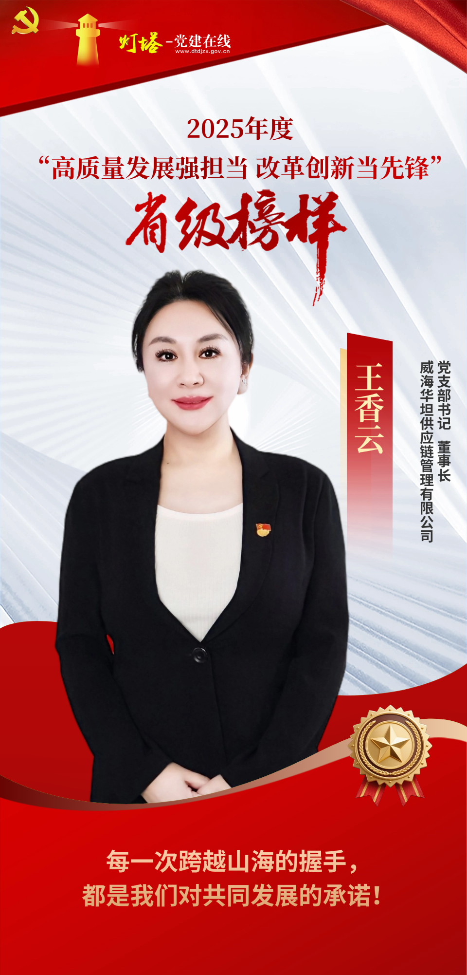 榜样力量丨王香云：新丝路上架金桥